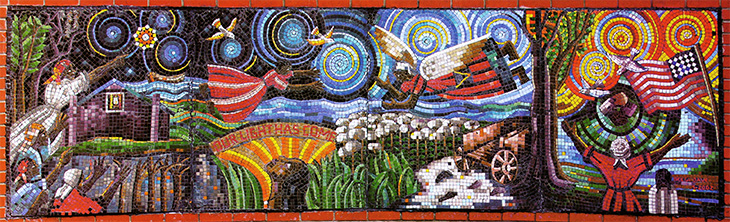 Our Light Has Come Mural