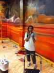 Mars Mural 04  Acrylic &#38;nbsp;&#38;nbsp;&#38;nbsp; 2016 &#38;nbsp;&#38;nbsp;&#38;nbsp; 122&#39; x 10&#39;