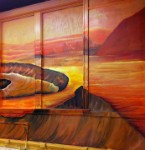 Mars Mural 21  Acrylic &#38;nbsp;&#38;nbsp;&#38;nbsp; 2016 &#38;nbsp;&#38;nbsp;&#38;nbsp; 122&#39; x 10&#39;