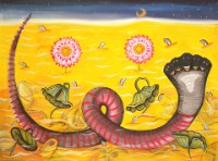 At Each Rebirth of Universe  Watercolor &#38;nbsp;&#38;nbsp;&#38;nbsp; 1994 &#38;nbsp;&#38;nbsp;&#38;nbsp; 22&#38;quot; x 30&#38;quot;
