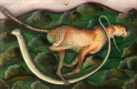 Runaway Wildlife  Watercolor &#38;nbsp;&#38;nbsp;&#38;nbsp; 1995 &#38;nbsp;&#38;nbsp;&#38;nbsp; 26&#38;quot; x 17&#38;quot;