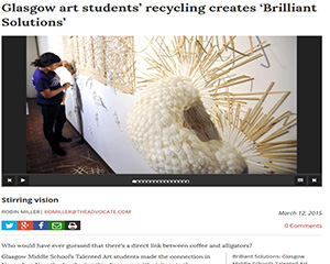 Brilliant Solutions: Glasgow Middle School Talented Art Students' Project