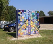Voice of Peace through the Eye of Young Artists 1  Ceramic Tiles &#38;nbsp;&#38;nbsp;&#38;nbsp; 2004-08 &#38;nbsp;&#38;nbsp;&#38;nbsp; 6&#38;#39; x 6&#38;#39;