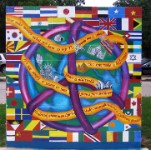 Voice of Peace through the Eye of Young Artists 5  Exterior Acrylic paint &#38;nbsp;&#38;nbsp;&#38;nbsp; 2008 &#38;nbsp;&#38;nbsp;&#38;nbsp; 6&#38;#39; x 6&#38;#39;