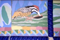 Louisianas Natural Treasure 10  Individually painted Ceramic Tiles &#38;nbsp;&#38;nbsp;&#38;nbsp; 3&#38;#189;&#38;#39; x 2&#38;#189;&#38;#39;