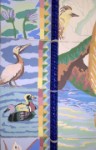 Louisianas Natural Treasure 7  Individually painted Ceramic Tiles &#38;nbsp;&#38;nbsp;&#38;nbsp; 3&#38;#189;&#38;#39; x 2&#38;#189;&#38;#39;