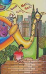 Helping Hand - Hurricane Katrina 8  Oil on Canvas