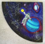 Where ART Meets SCIENCE Bottom Left  Acrylic on board
