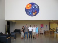 Where ART Meets SCIENCE Installation 4  The installation crew