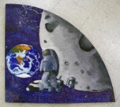 Where ART Meets SCIENCE Top Right  Acrylic on board