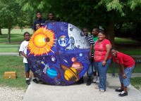 Where ART Meets SCIENCE with Students 1  Students with the final project